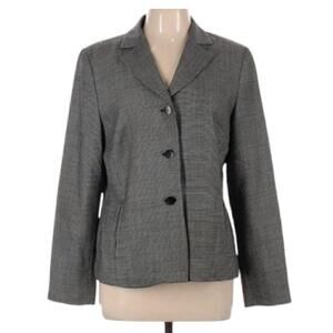 Pendleton Wool Silk Blend Grey Blazer Suit Jacket | 8